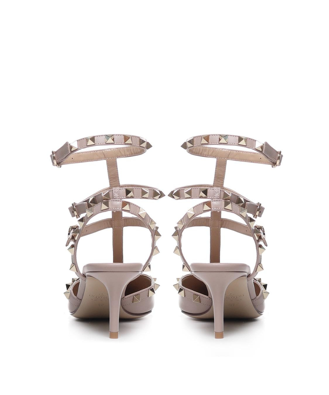 Slingback Rockstud in pelle liscia 6W2S0375 VODP45 VALENTINO GARAVANI 