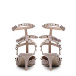 Slingback Rockstud in pelle liscia 6W2S0375 VODP45 VALENTINO GARAVANI 