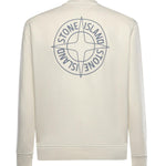 Felpa in cotone con stampa 'Outline Compass' L1S156100001 S0283V0093 STONE ISLAND 