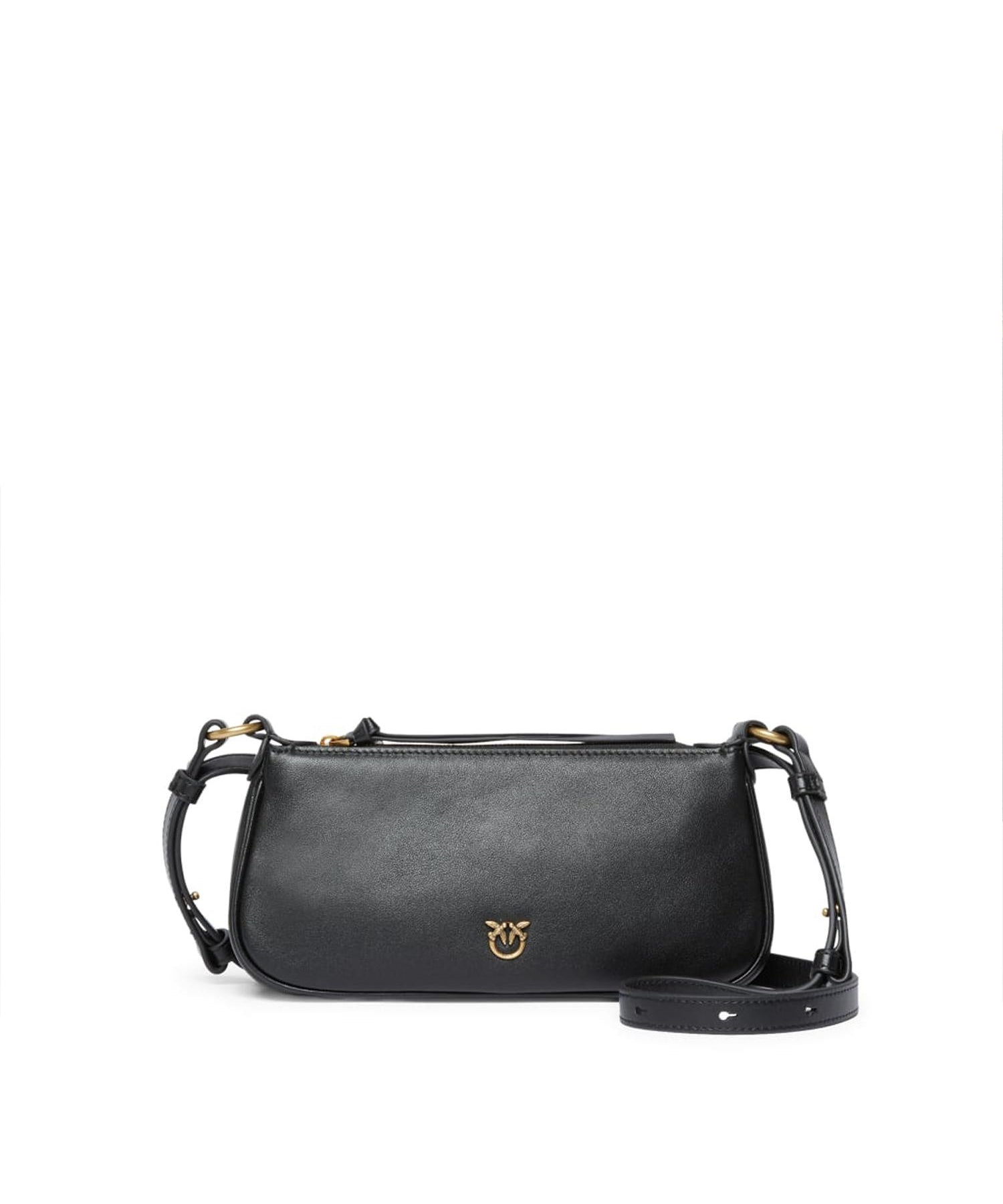 Borsa a tracolla Mini Half Moon Horizontal in pelle 105069 A0QOZ99Q PINKO 
