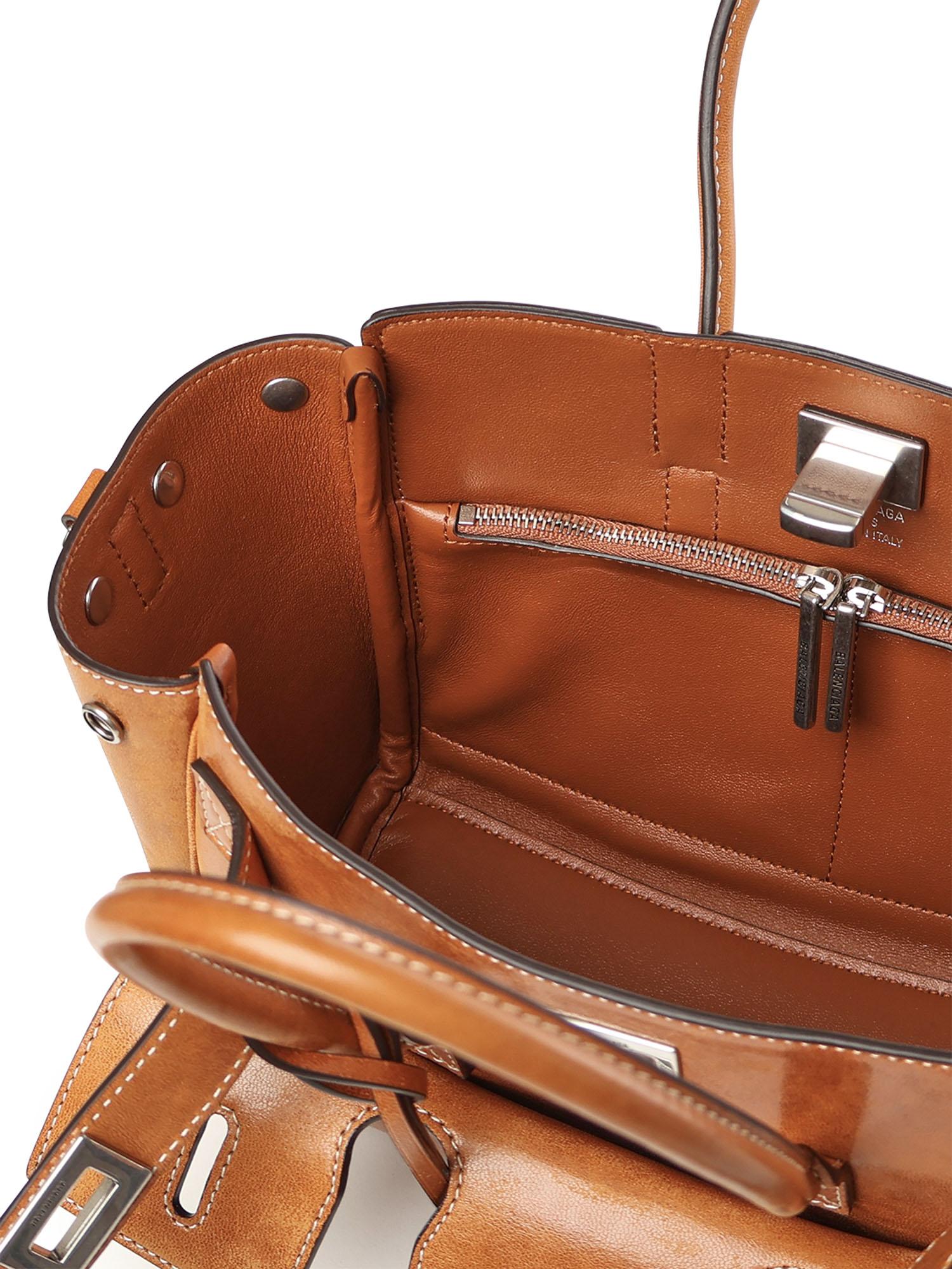 Borsa Carry All Bel Air Mini in pelle 835732 2ABP72753 BALENCIAGA 