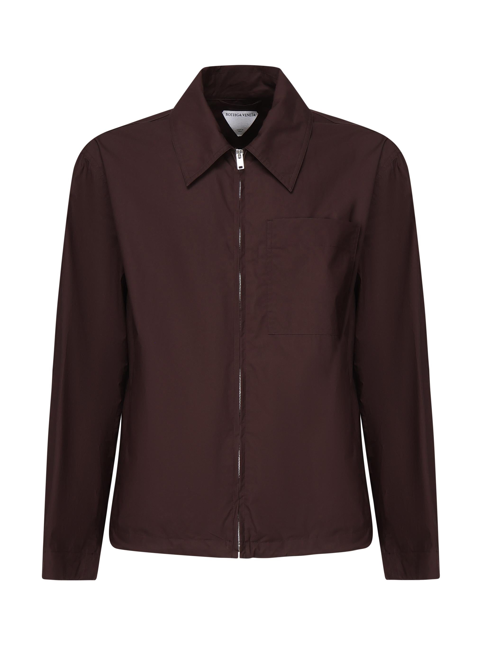 Giacca in popeline di cotone 826331 V5D206840 BOTTEGA VENETA 