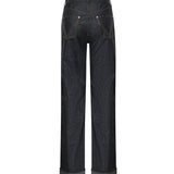 Jeans a gamba dritta in denim 831607 V5SN04245 BOTTEGA VENETA 