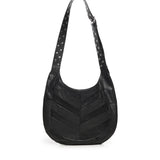 Borsa hobo in nappa motivo chevron 7W0B0S29 GHA0NO VALENTINO GARAVANI 