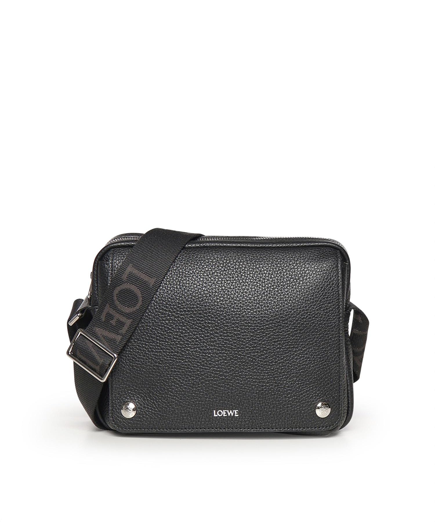 Borsa messenger Pebble media in pelle BANBA73X07 1100 LOEWE 