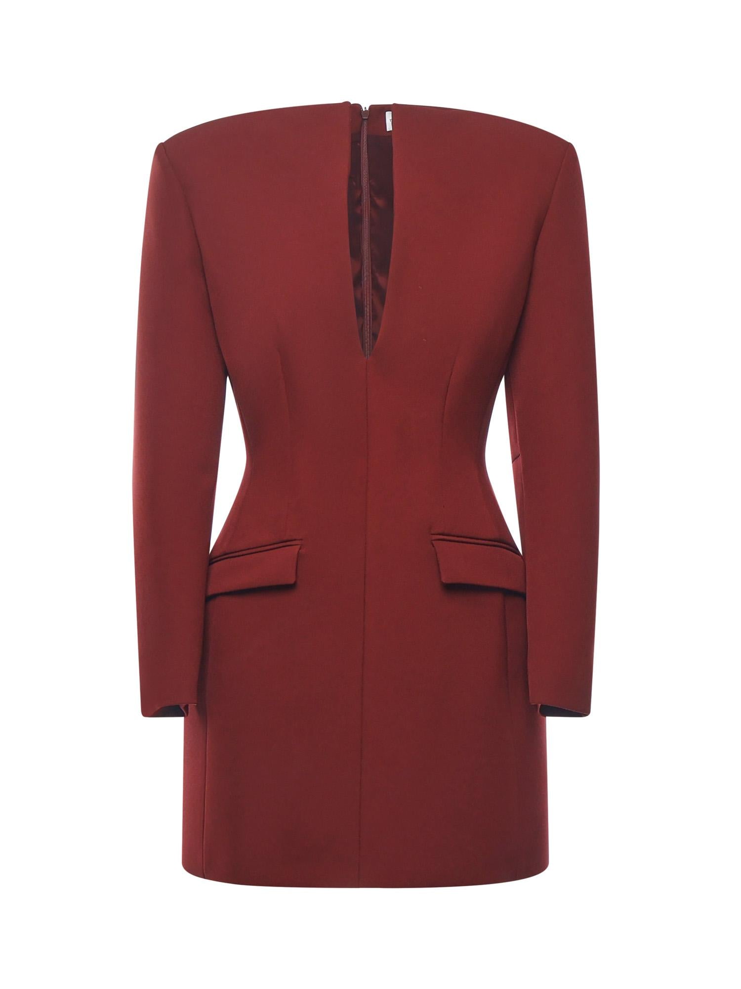 Abito blazer Tilde T180105A TNP0B8BURGUNDY THE ANDAMANE 