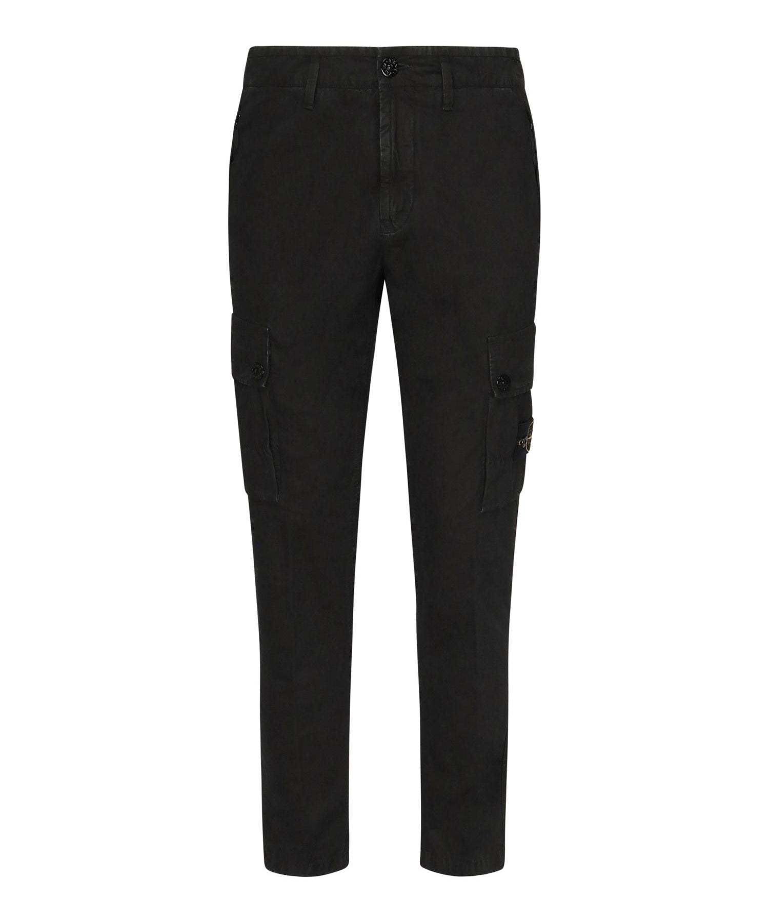Pantalone cargo in tela di cotone biologico <BR/> K1S153100303 S00WAV0129 STONE ISLAND 