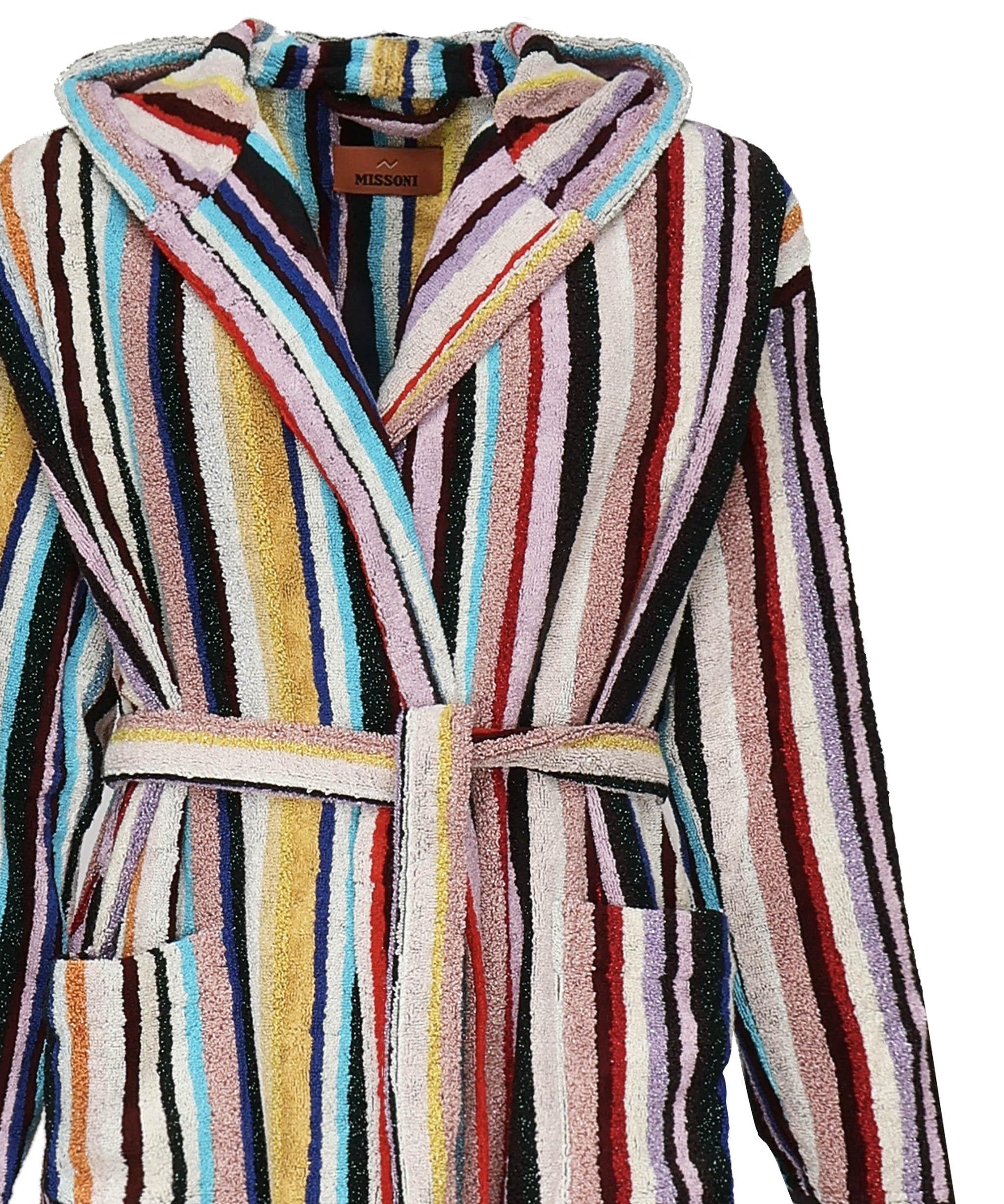 Accappatoio Chandler in spugna di cotone 1C3AC99758 100 MISSONI HOME 