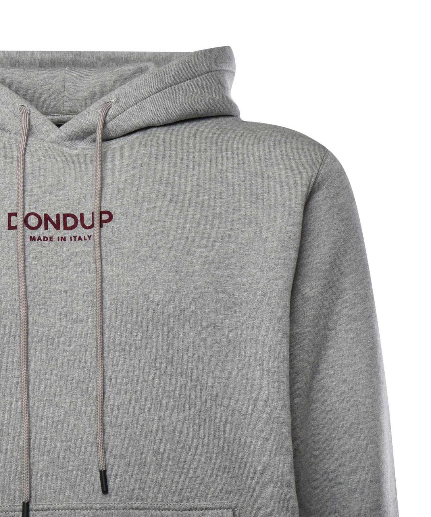 Felpa con cappuccio in cotone UF649 KF0196ULO8920 DONDUP 