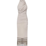 Abito midi Alba T190127A TJP073GREIGE THE ANDAMANE 