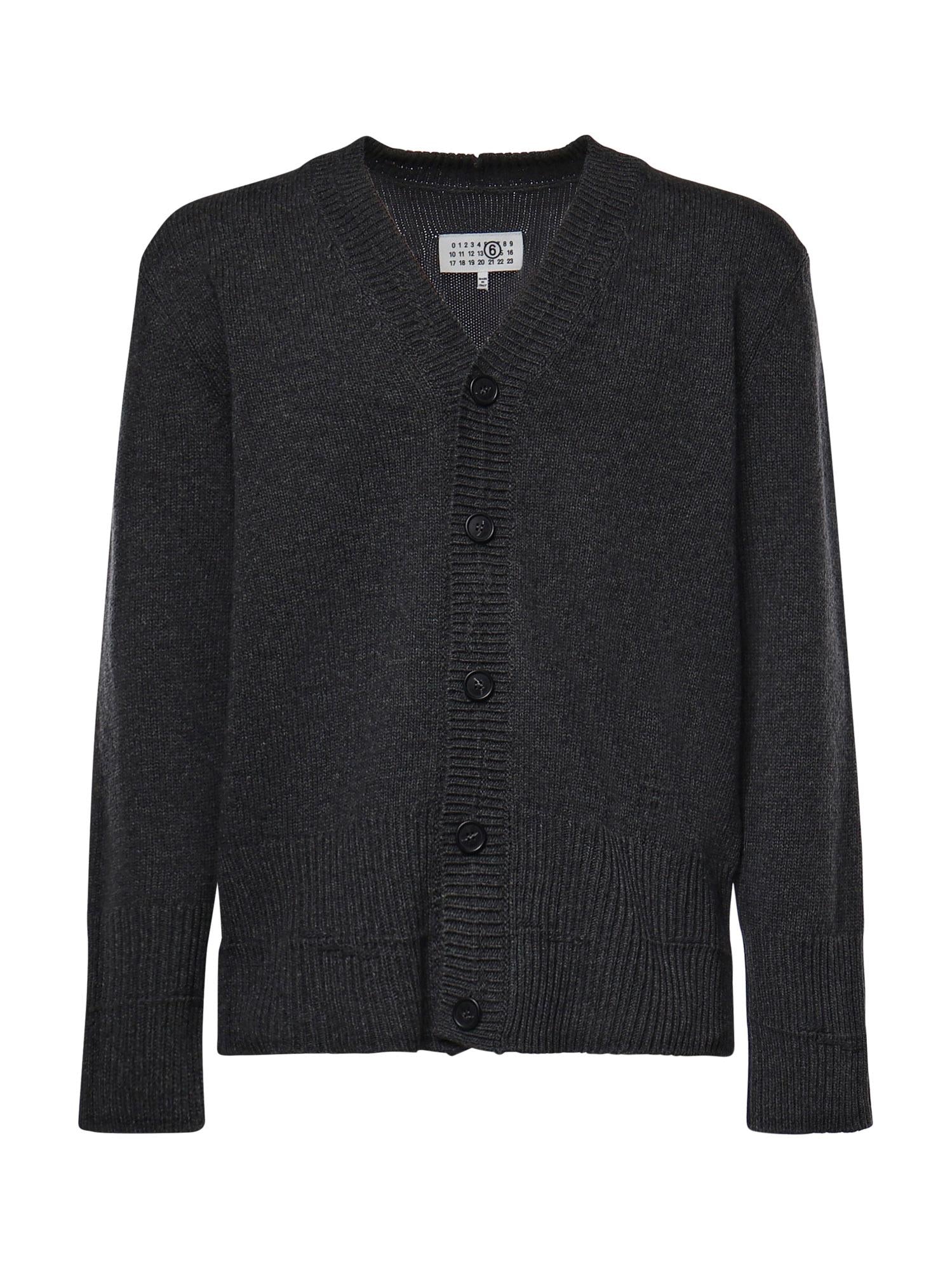 Cardigan in lana SH0HP0014 M13287855M MM6 Maison Margiela 