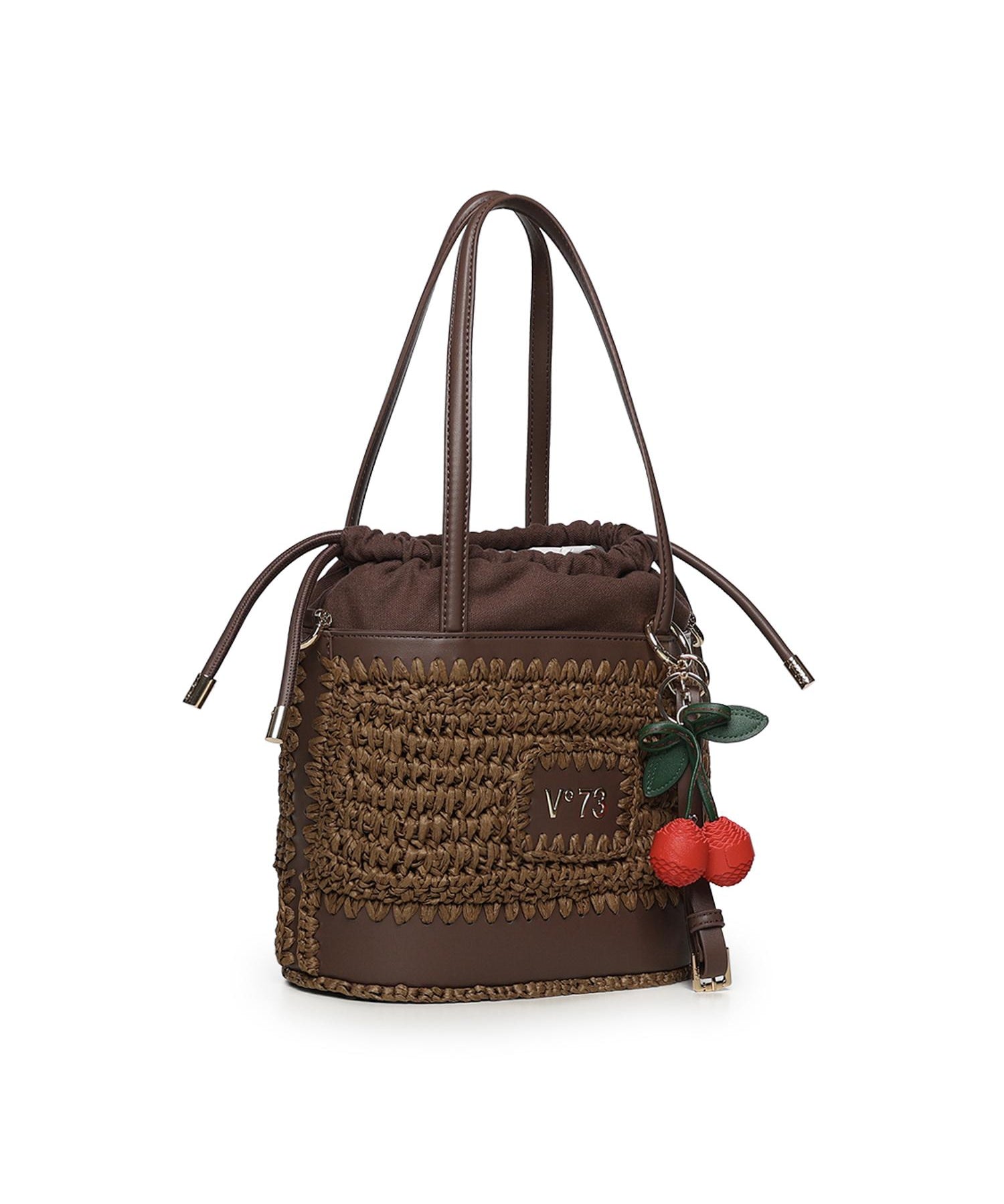 Borsa Alisya con logo 73BS9M303 ALISYAMORO V° 73 