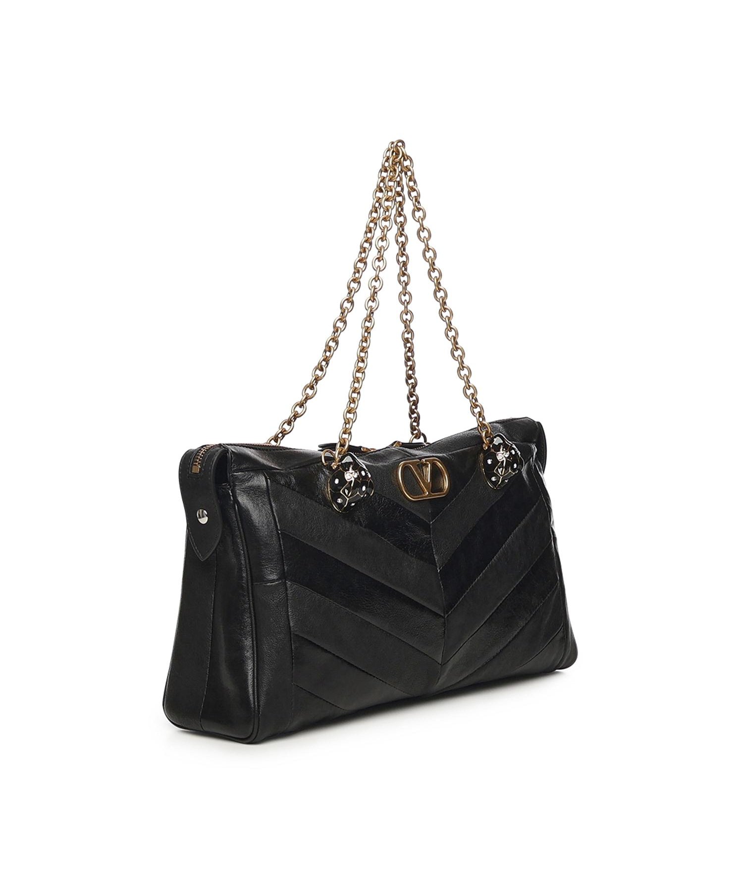 Borsa Panthea in nappa motivo chevron 7W0B0S70 UYF0NO VALENTINO GARAVANI 