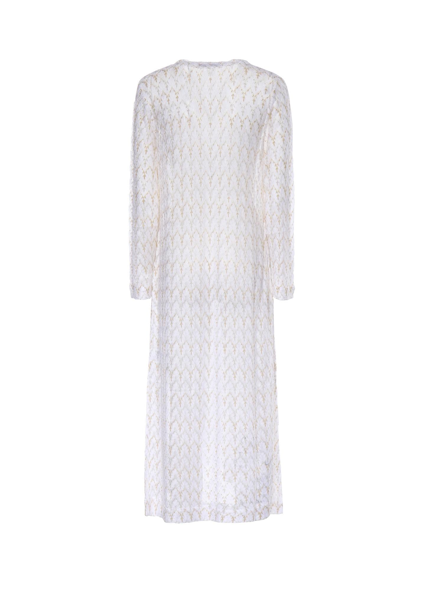Cardigan lungo in viscosa lamé DS26SM0T BR015XS01LI MISSONI 