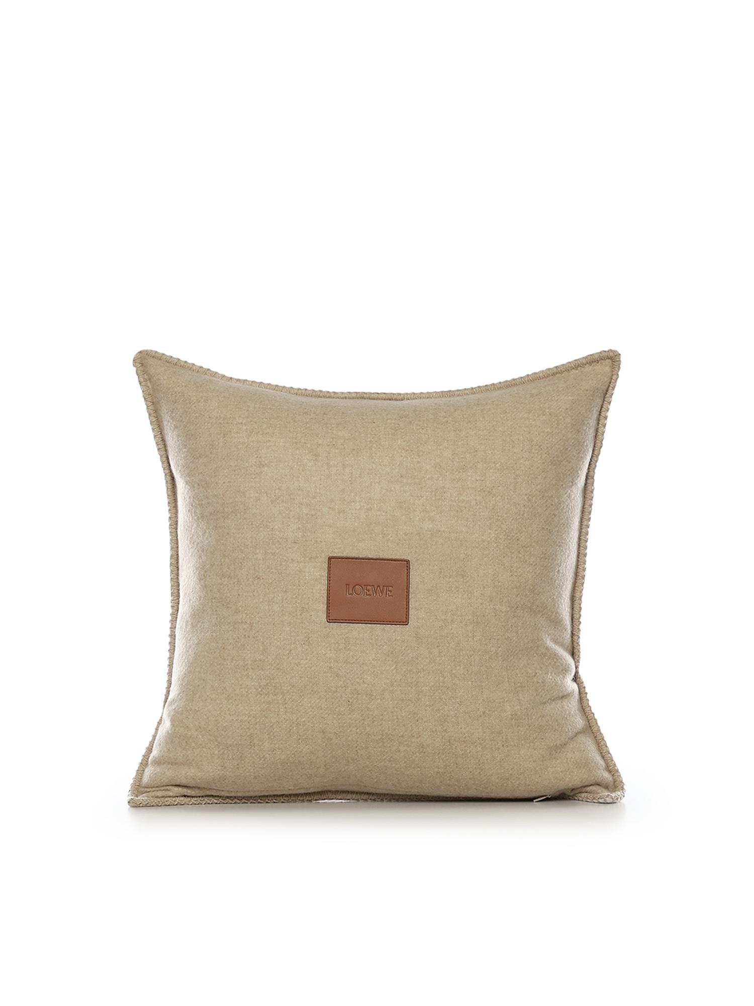 Cuscino in lana e cashmere TSF3HM2W02 2692 LOEWE 