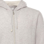 Felpa con cappuccio e zip in cashmere X76MAGK33MAG0K019 13-02 ELEVENTY 