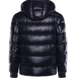 Piumino in nylon con logo HE9440035 BLUE HESKIMO 