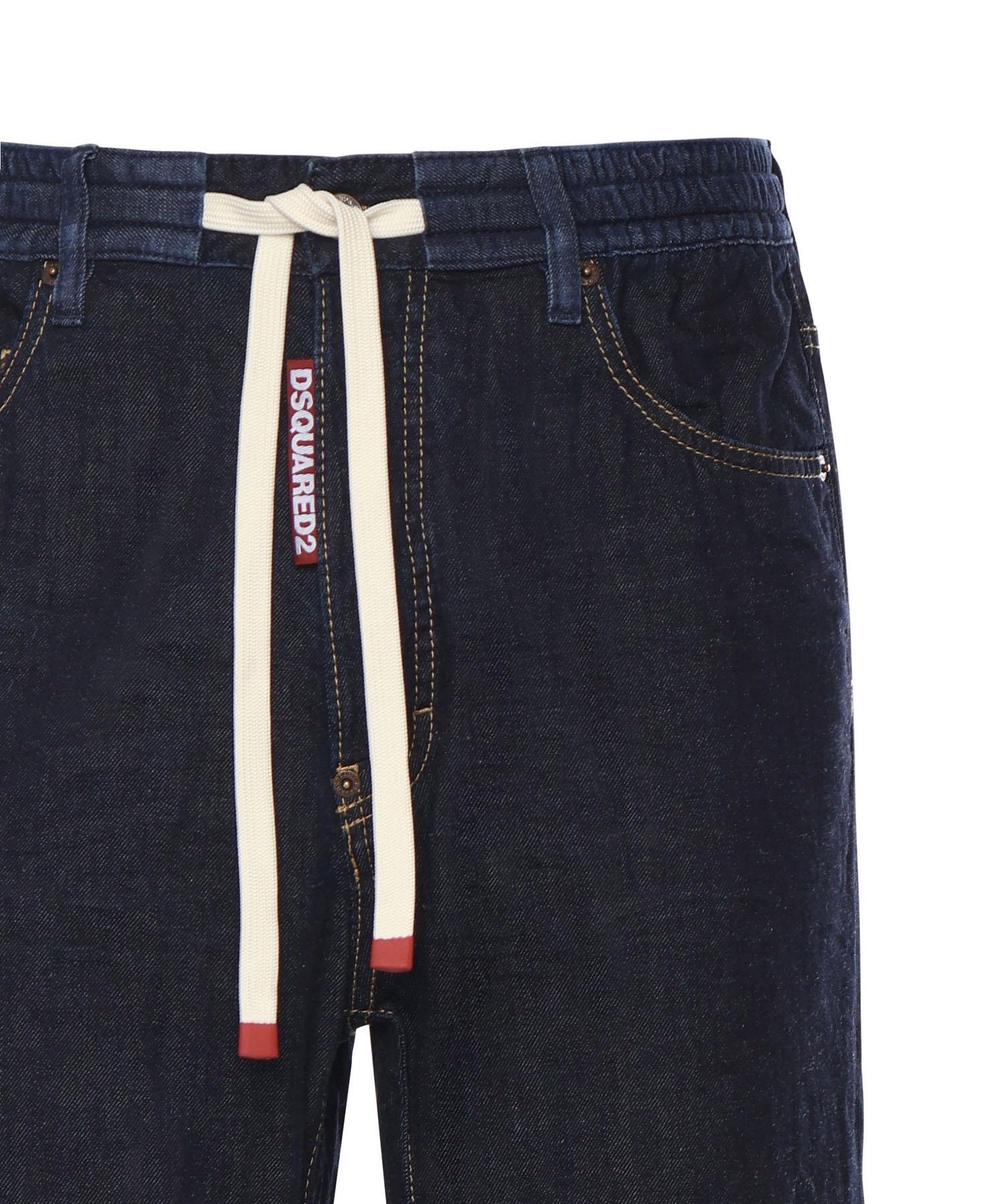 Jeans in denim di misto cotone e canapa S74LB1859 S30825470 DSQUARED2 