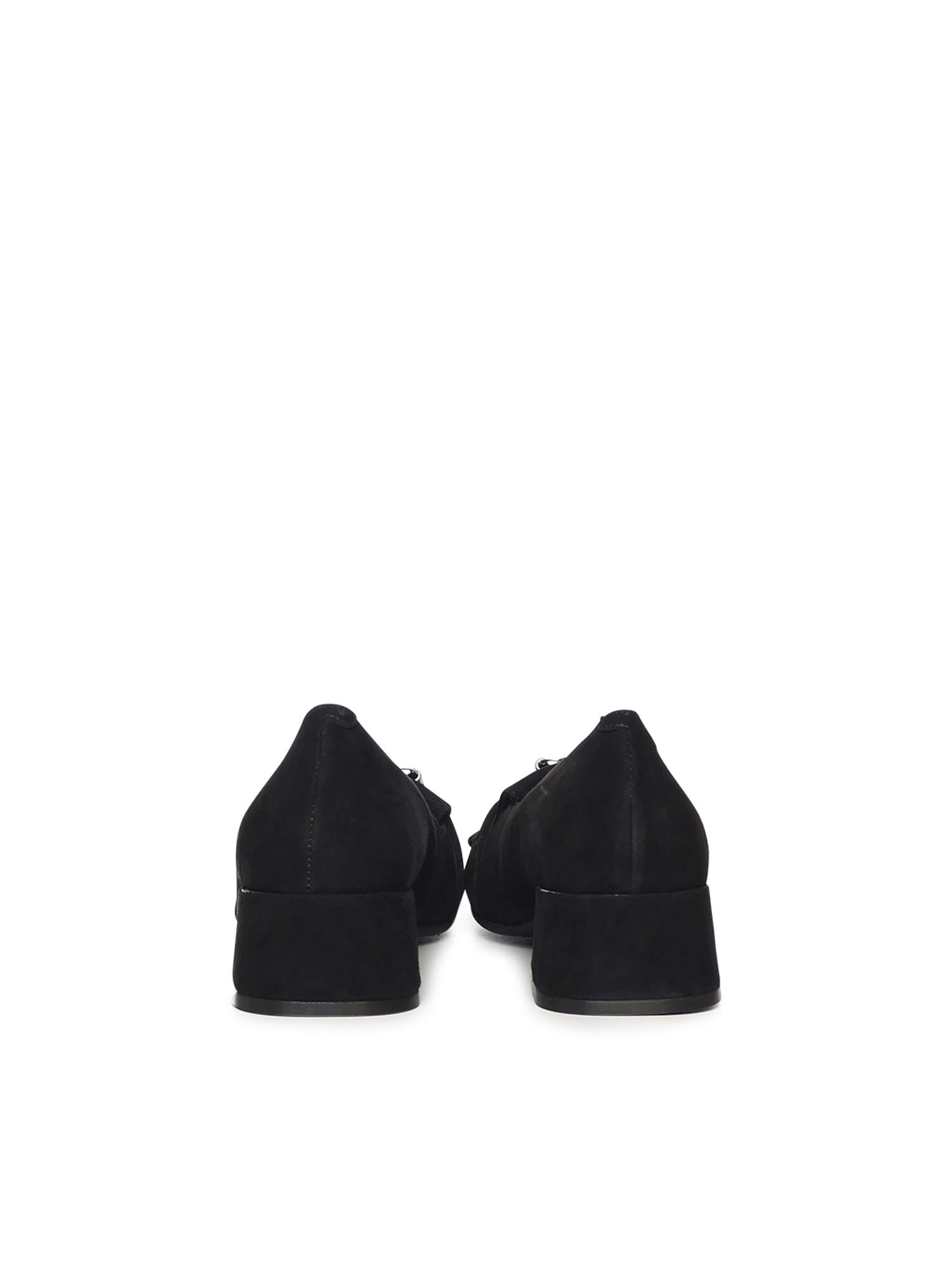 Décolleté Rose Buckle A56158 NERO CARMENS 