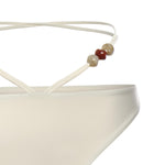 Slip bikini con cinturini e perline 618426  MAGDA BUTRYM 