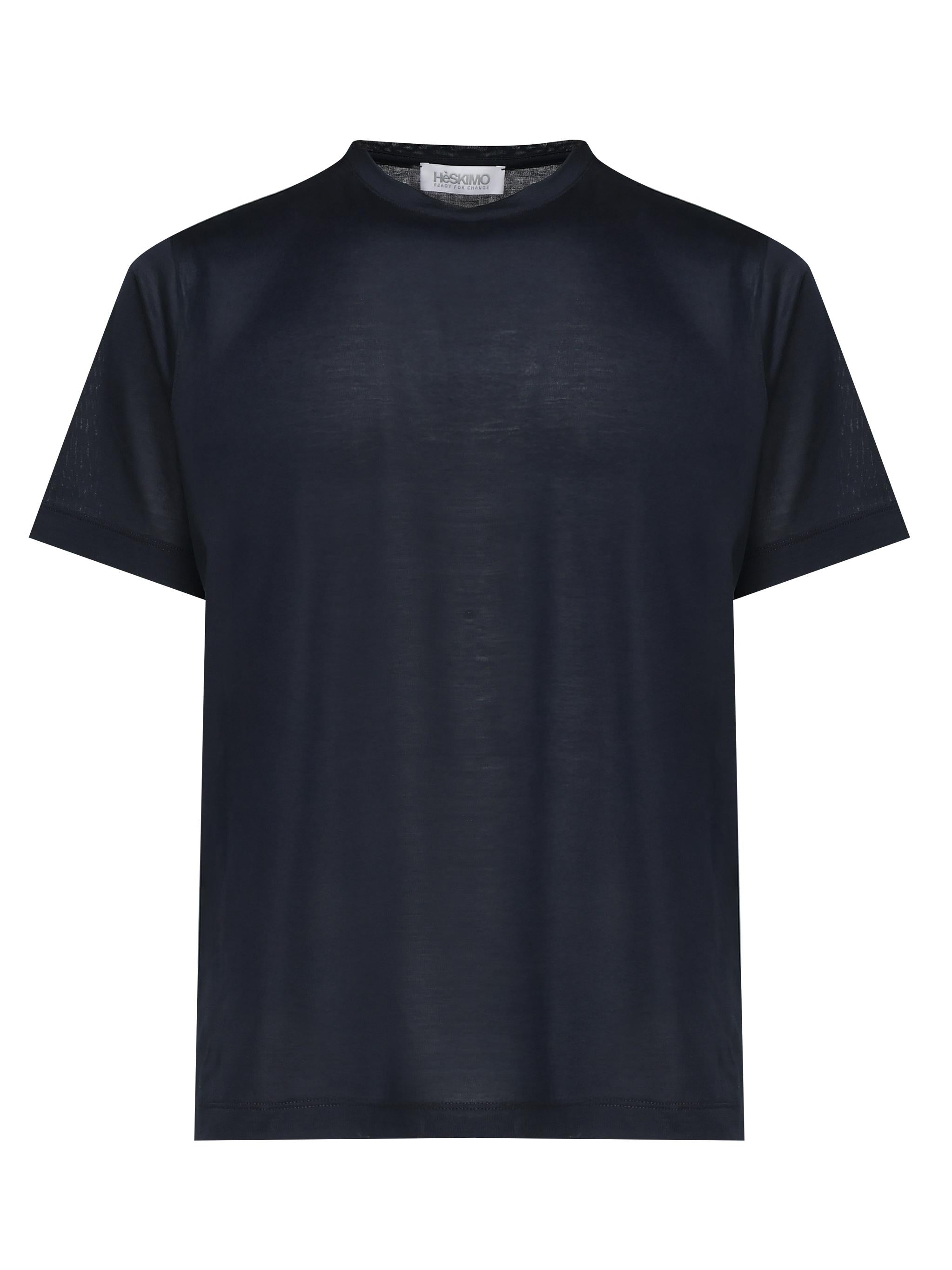 T-shirt in cotone HE841003 BLUE HESKIMO 