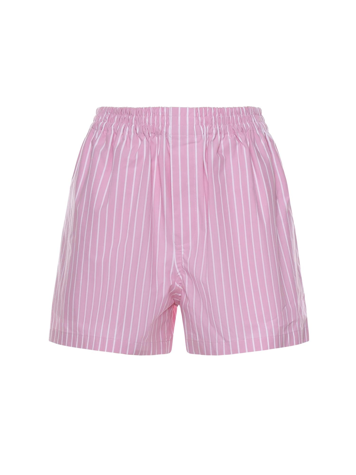 Boxer in popeline di cotone a righe 850695 TPM265621 BALENCIAGA 