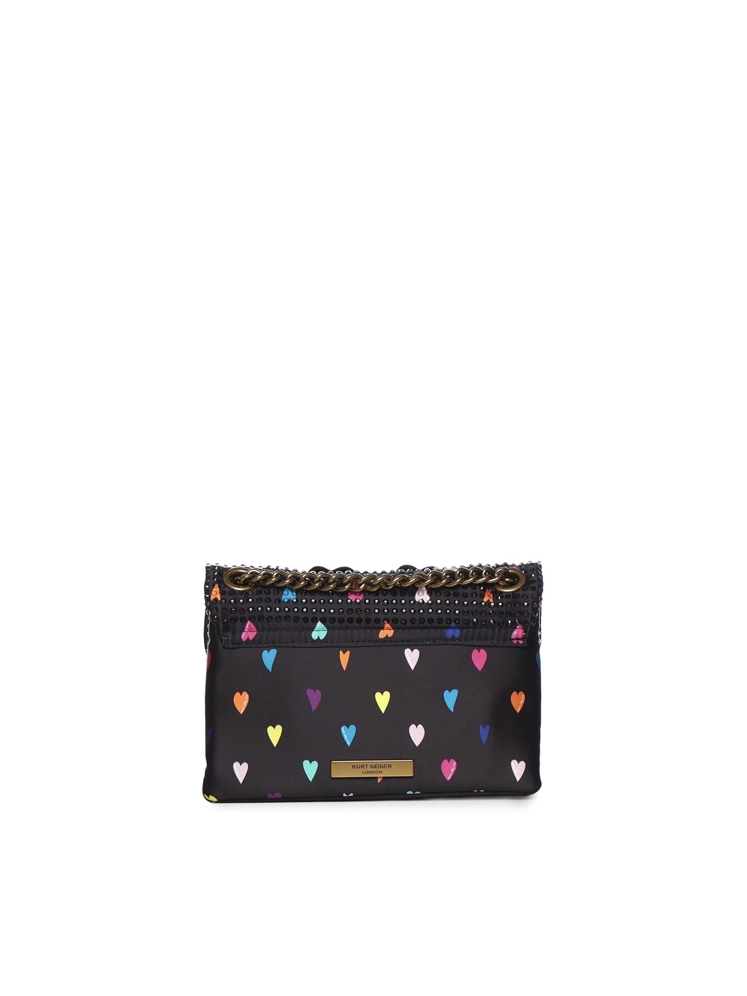 Borsa a tracolla mini Kensington Heart 5374105609 BLACK KURT GEIGER 