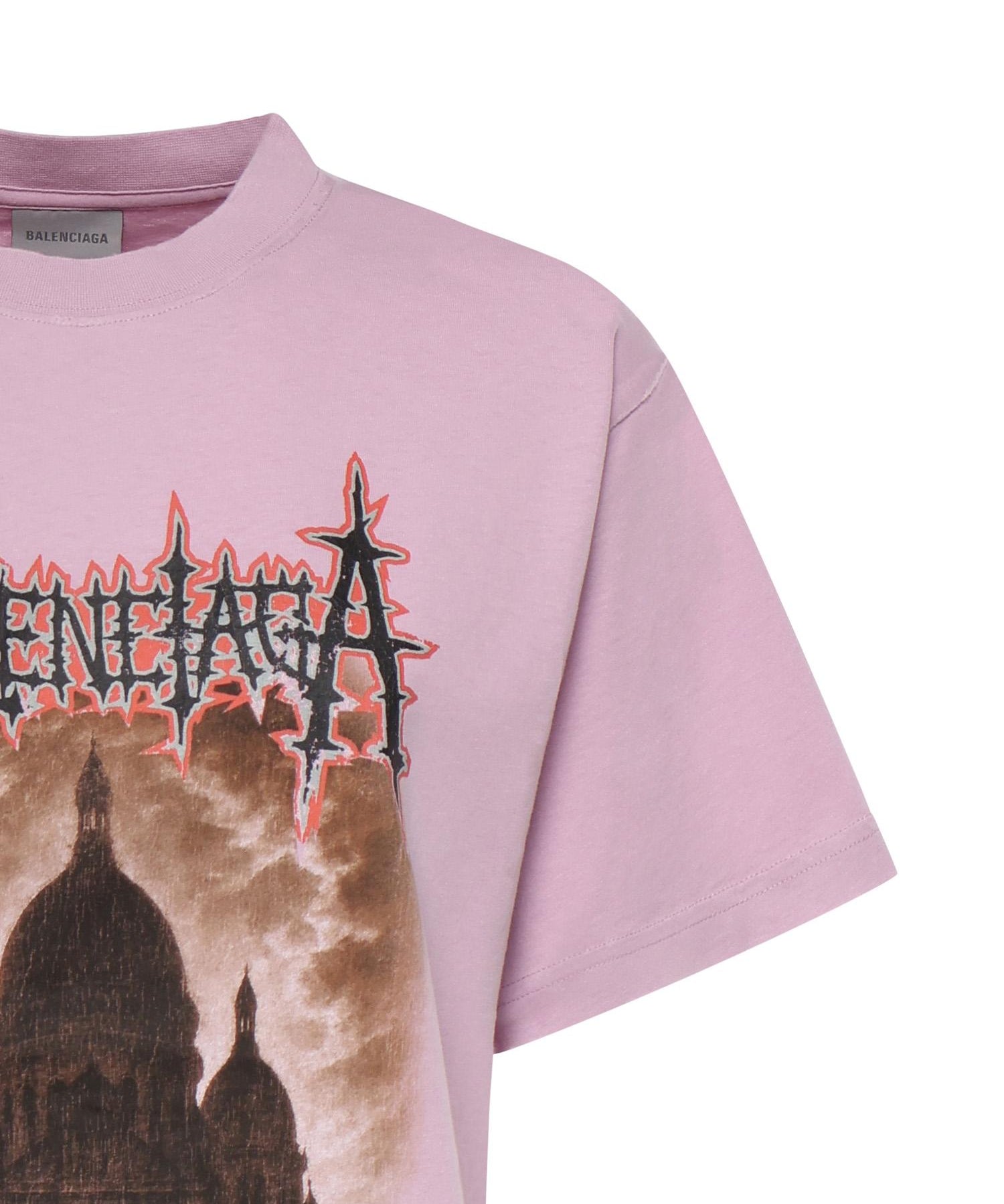 T-shirt Balenciaga Sacré Cœur in jersey dry 850990 TUVE45701 BALENCIAGA 