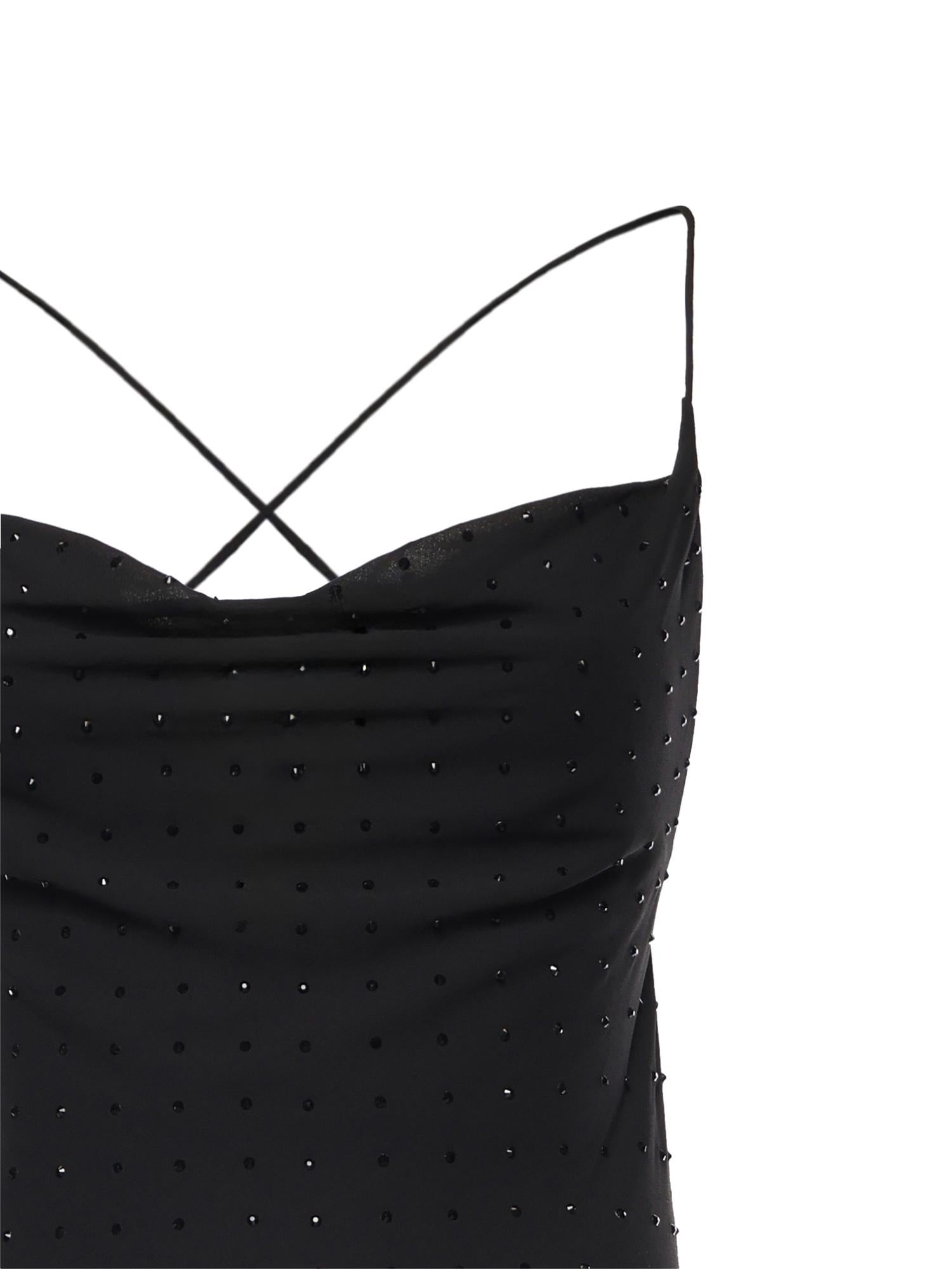 Abito slipdress lungo con strass 106299 A32XZ99 PINKO 