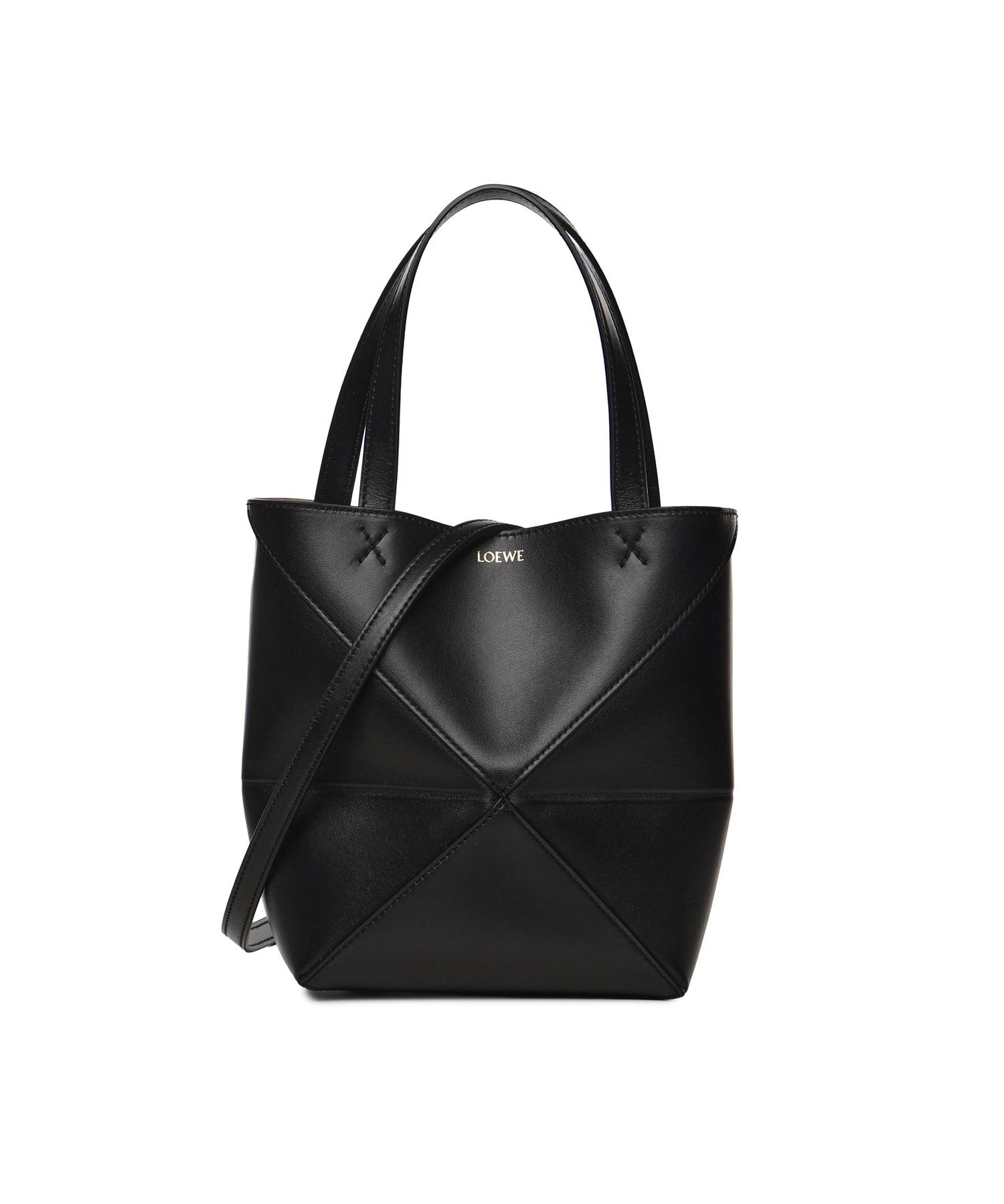 Borsa mini Puzzle Fold in vitello A657V25X01 1100 LOEWE 