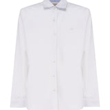 Camicia in cotone con logo ton sur ton NRMA3481540 VYPB001 FAY 