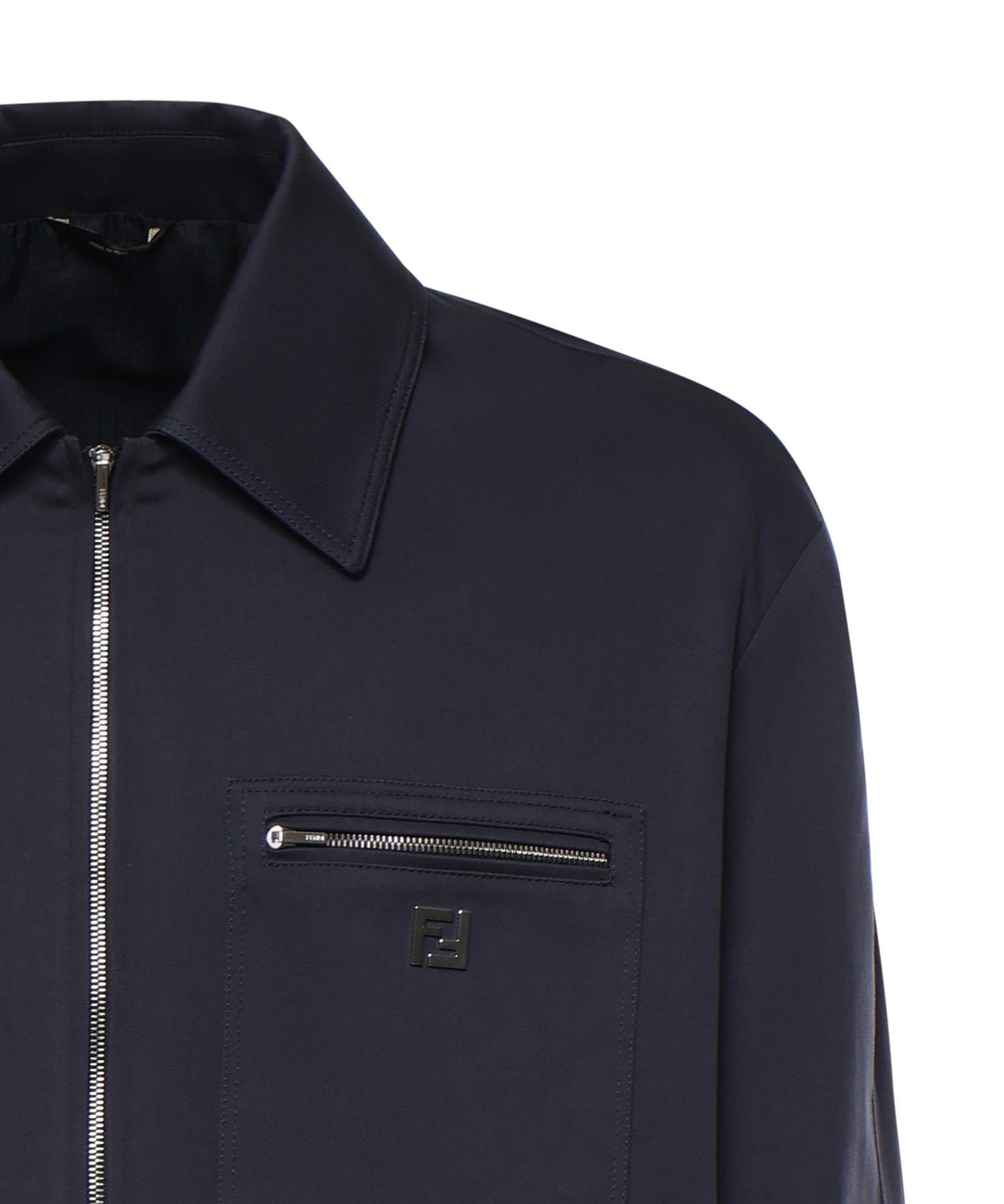 Blouson in gabardine con logo FW1393 AUVIF0PTH FENDI 