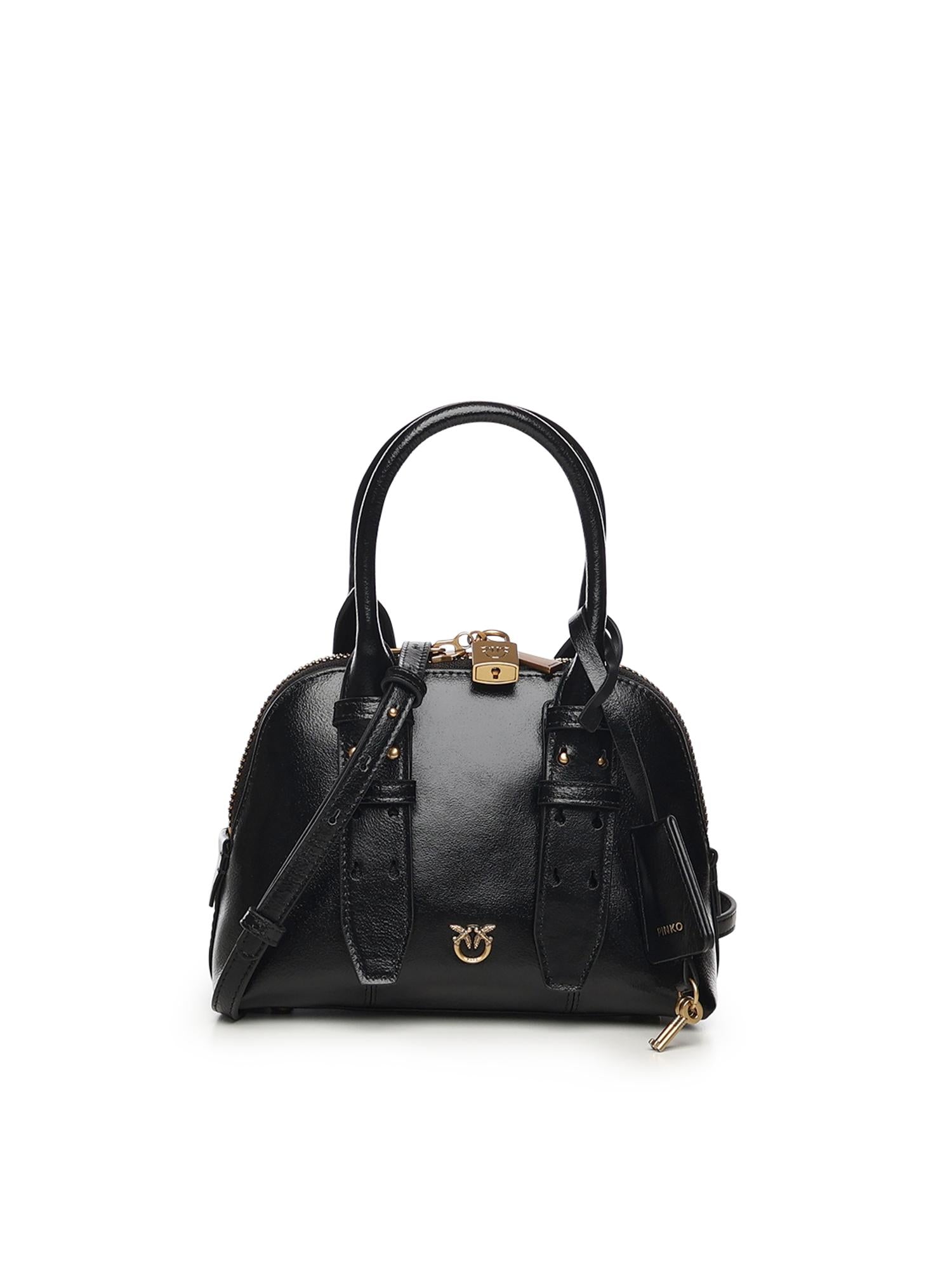 Borsa a mano piccola Escape Bag in pelle 105333 A2VWZ99Q PINKO 