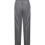 Pantaloni in misto lana con pinces PT005V2 GRY BONSAI 