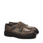 Mocassino doppia fibbia in pelle DU2738PHILUF205 TM39 DOUCAL'S 