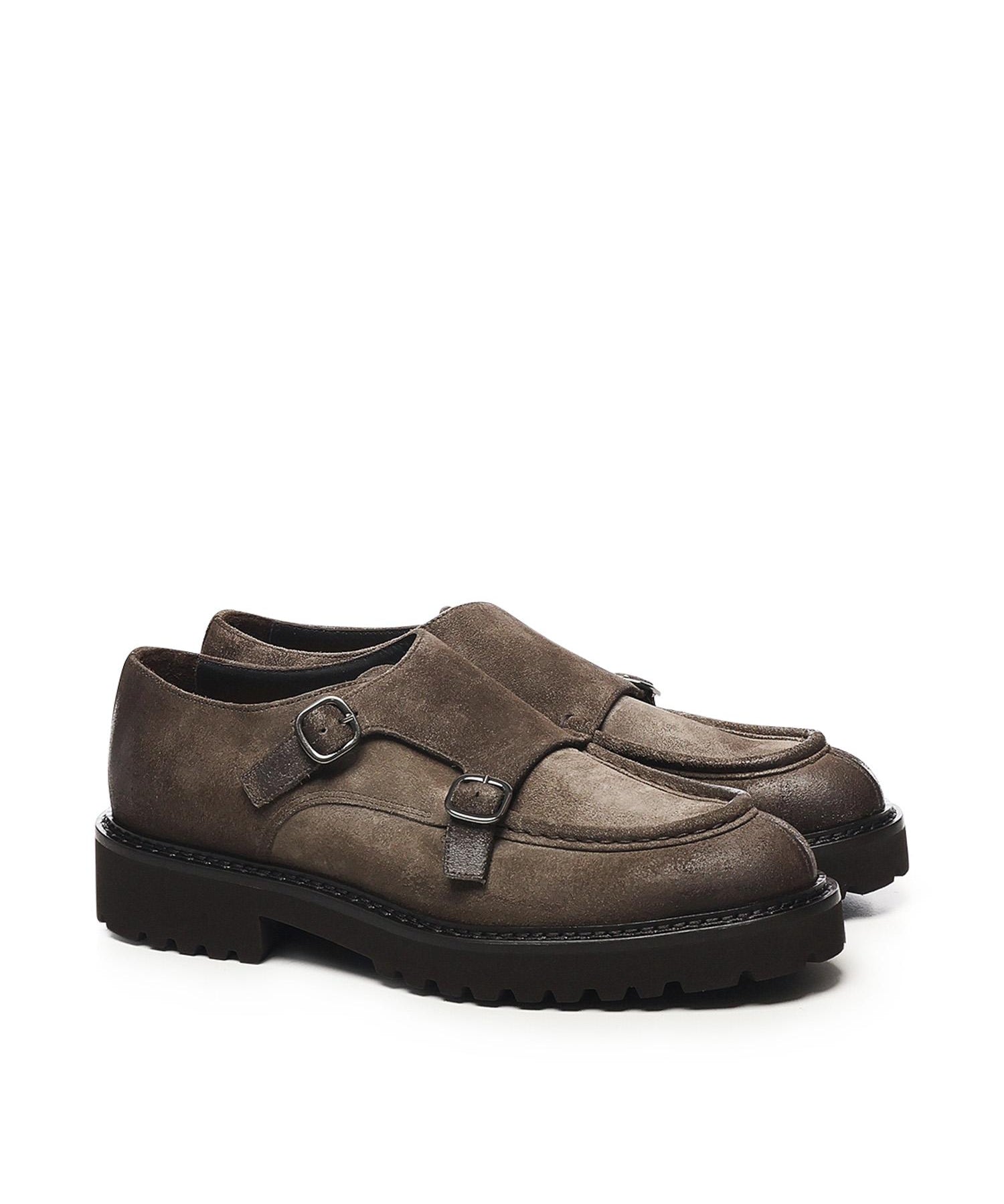 Mocassino doppia fibbia in pelle DU2738PHILUF205 TM39 DOUCAL'S 