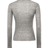 Maglia in misto lana DK9264 GREY OTTOD'AME 