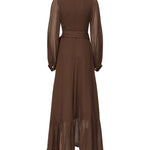 Abito lungo Elsa fit and flare 5GGK53 7317AA14C MARCIANO BY GUESS 