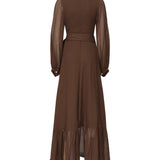 Abito lungo Elsa fit and flare 5GGK53 7317AA14C MARCIANO BY GUESS 