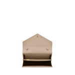 Pochette con catena Cassandre in pelle grain de poudre 377828 BOW012721 SAINT LAURENT 