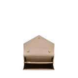 Pochette con catena Cassandre in pelle grain de poudre 377828 BOW012721 SAINT LAURENT 