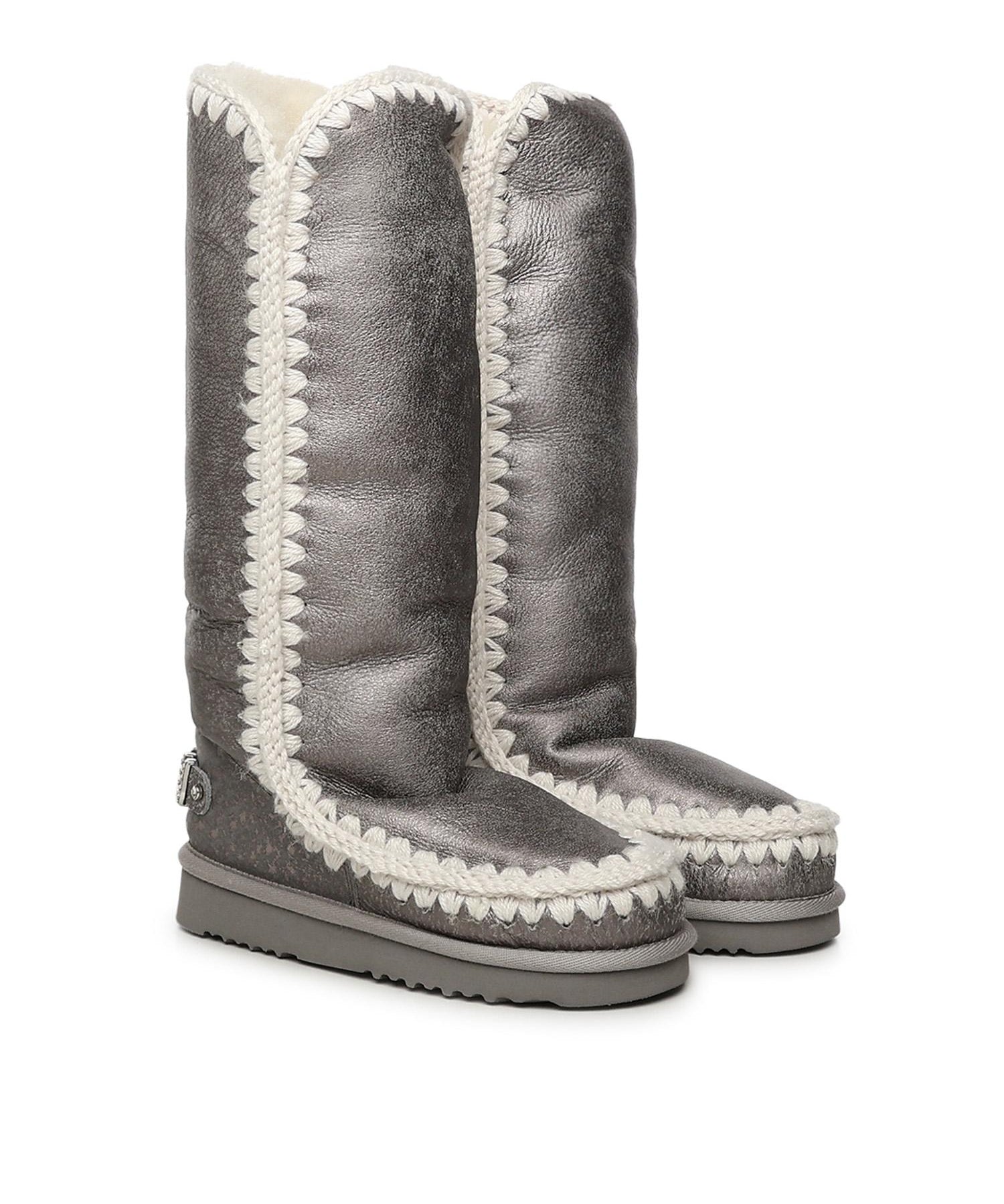 Stivali Eskimo 40 rhinestones logo MUFW101052B SSIL MOU 