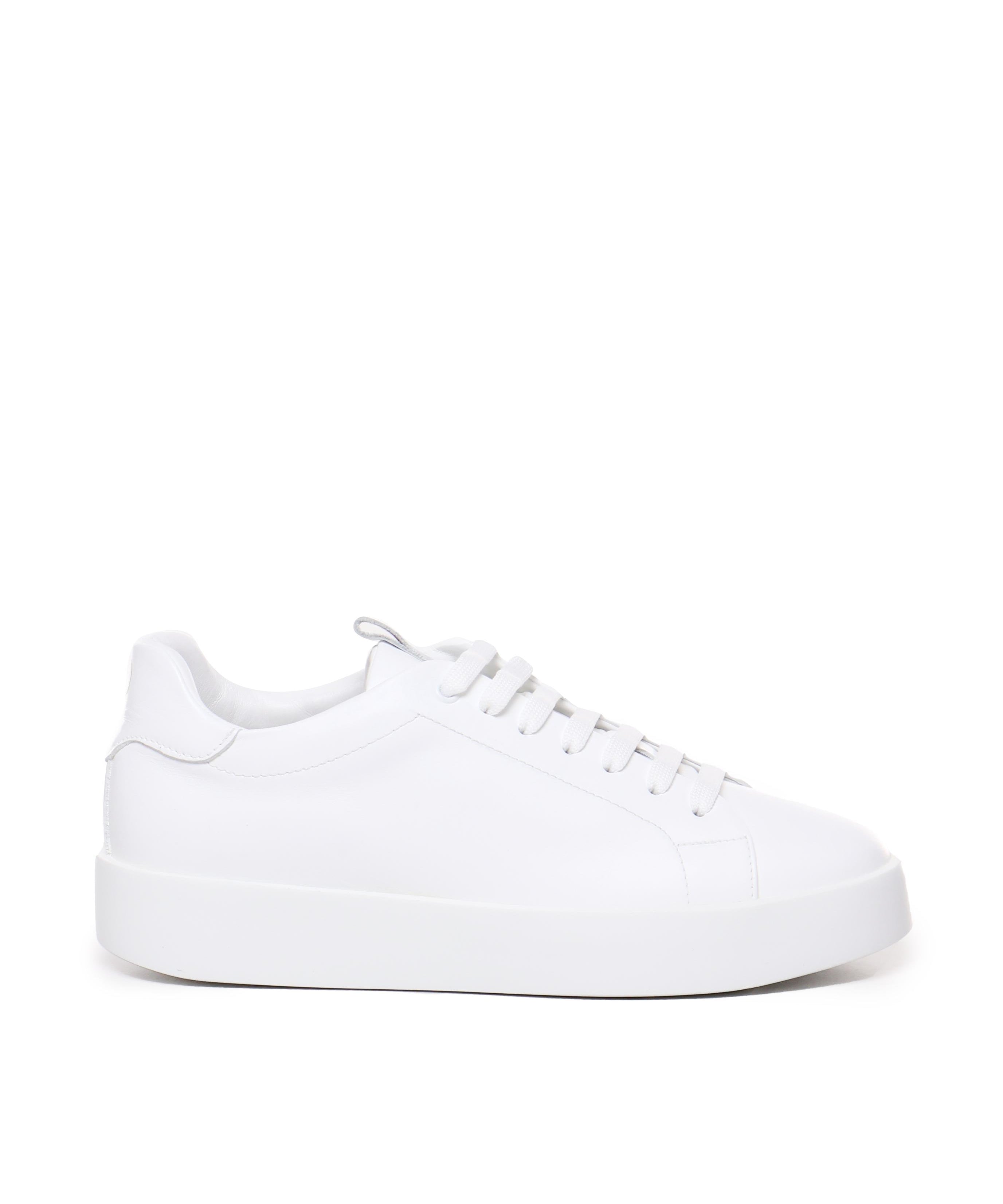 Sneakers Road in pelle di nappa ROAD 1 NAPPAWHITE/WHITE GIULIANO GALIANO 