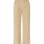 Pantaloni in cotone Check 8113484 B9368 BURBERRY 