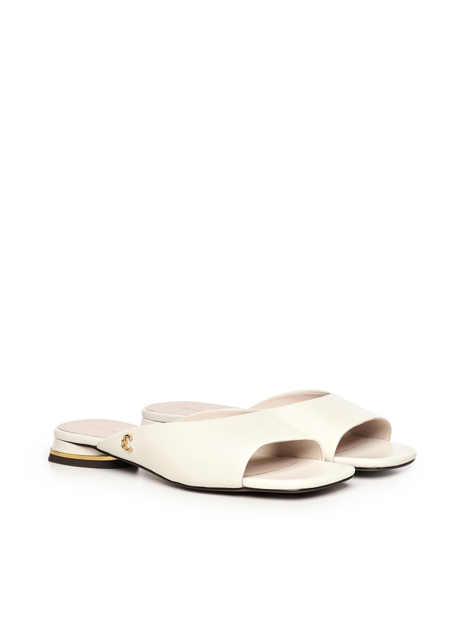 Sandali bassi in pelle E4U1L170201 N17 COCCINELLE 