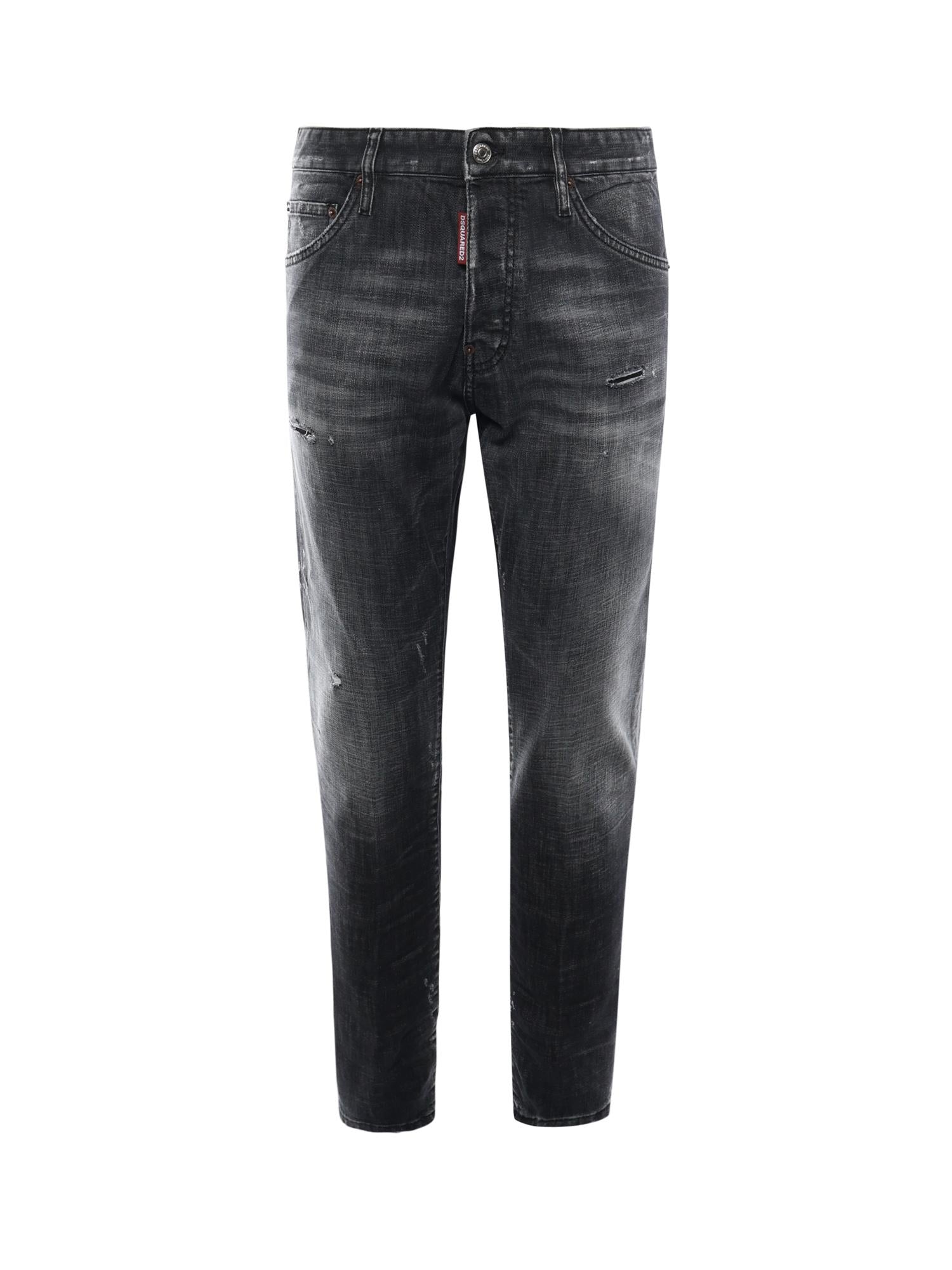Jeans in denim di cotone stretch S74LB1910 S30357900 DSQUARED2 