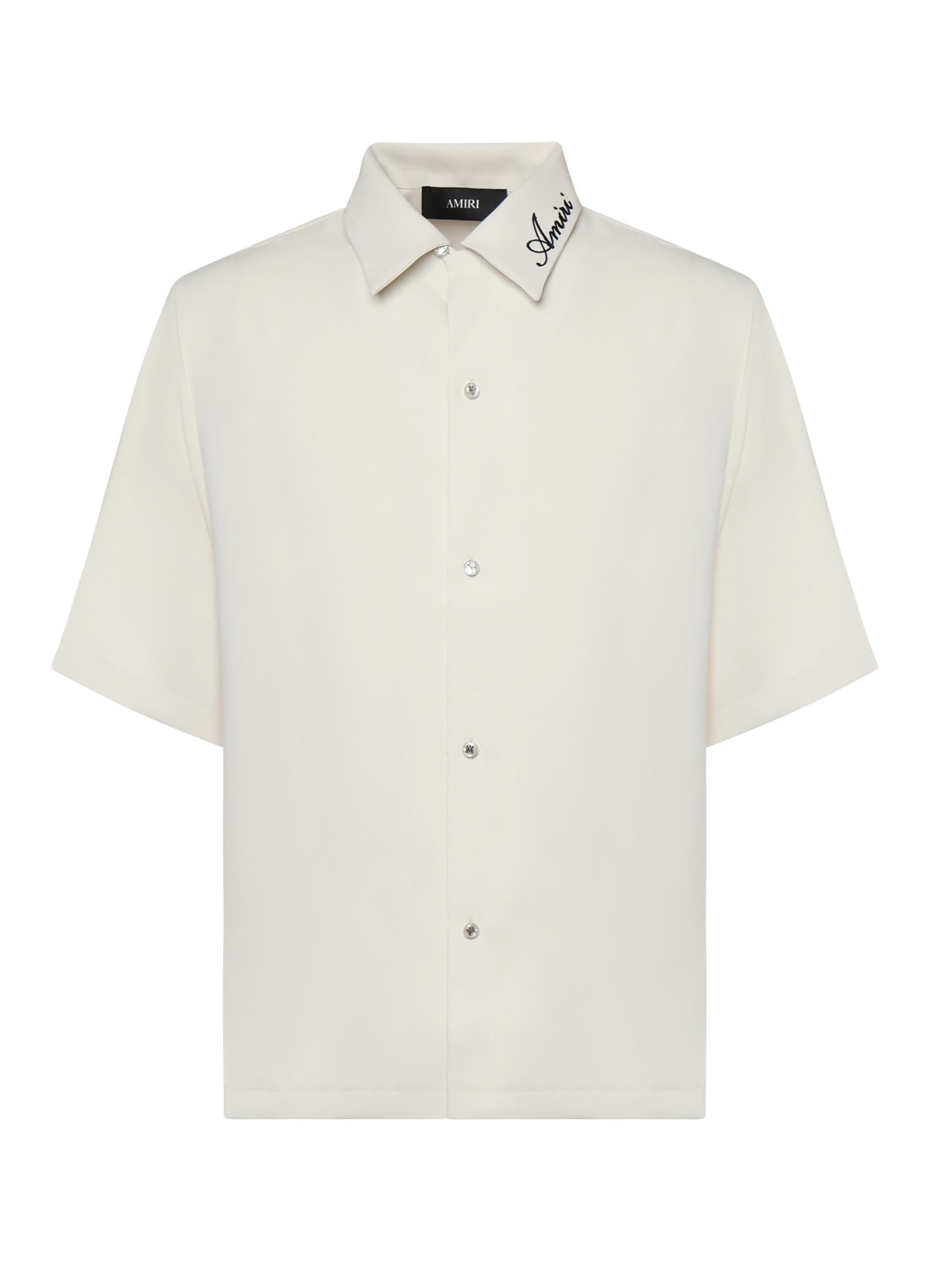 Camicia Camp con logo AMSTCA1127 271 AMIRI 