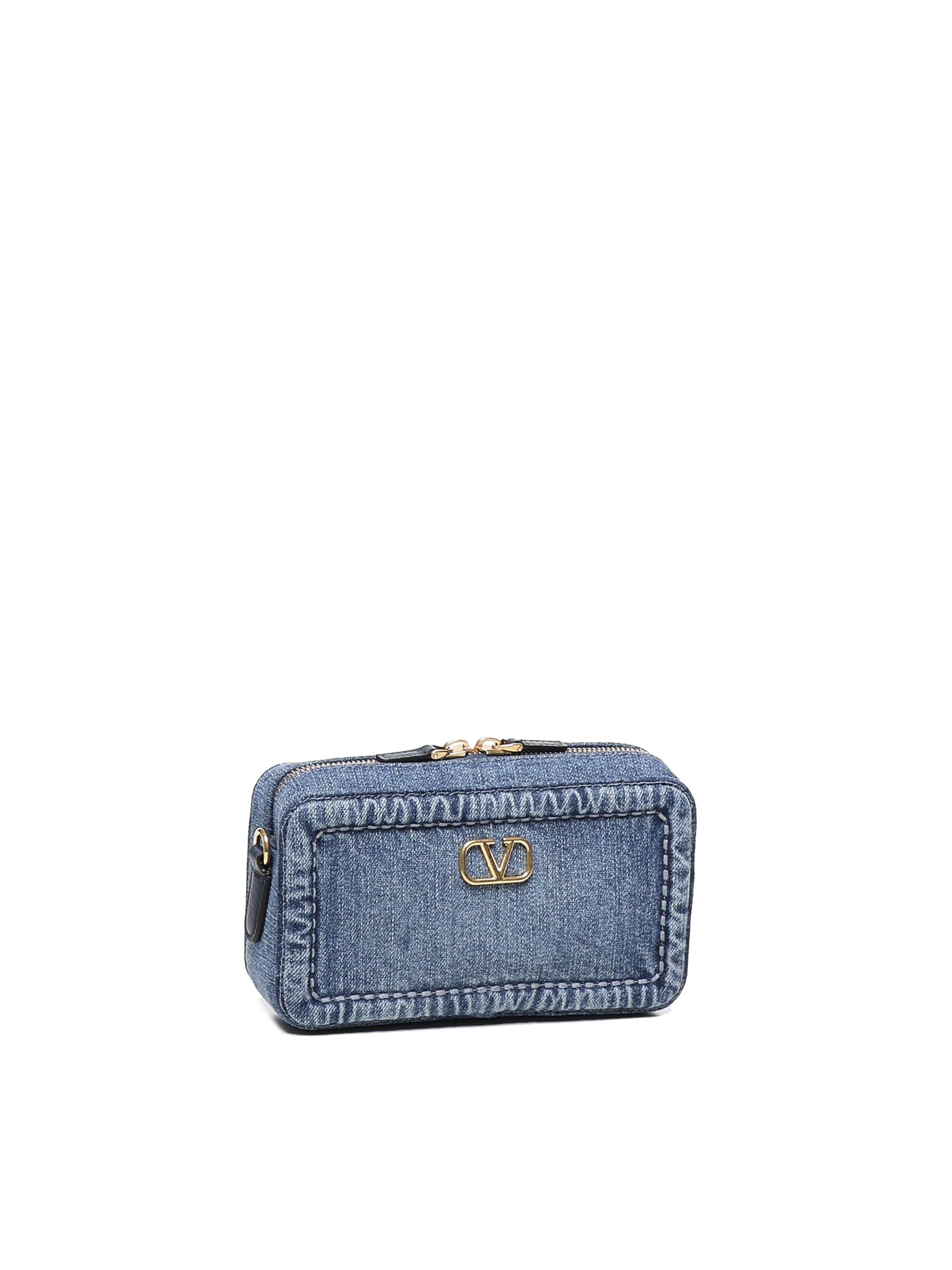 Mini bag a tracolla Alltime in denim 6W2P0AI5 JXEYHS VALENTINO GARAVANI 