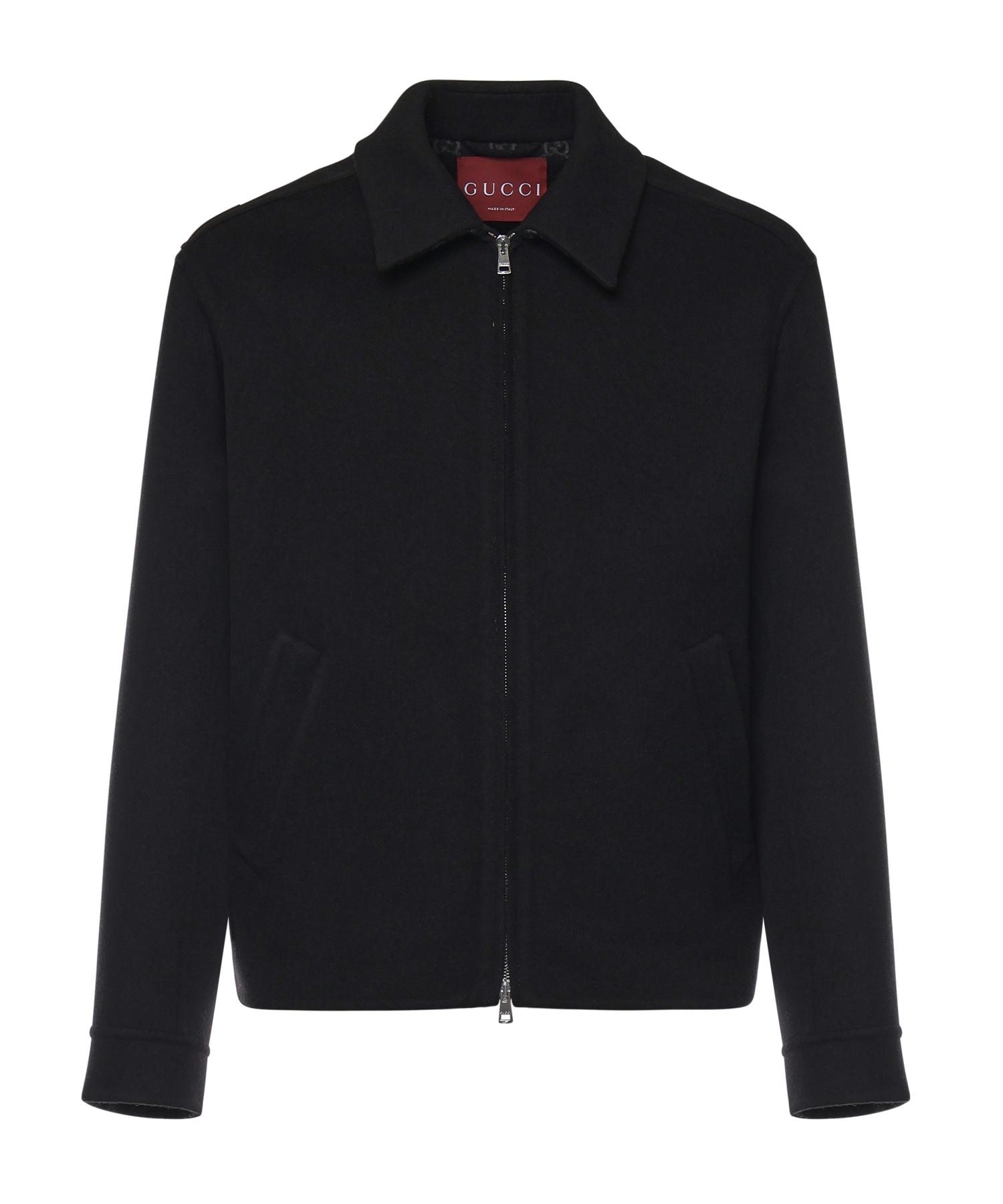 Giacca in lana double con zip 794813 Z7AON1120 GUCCI 