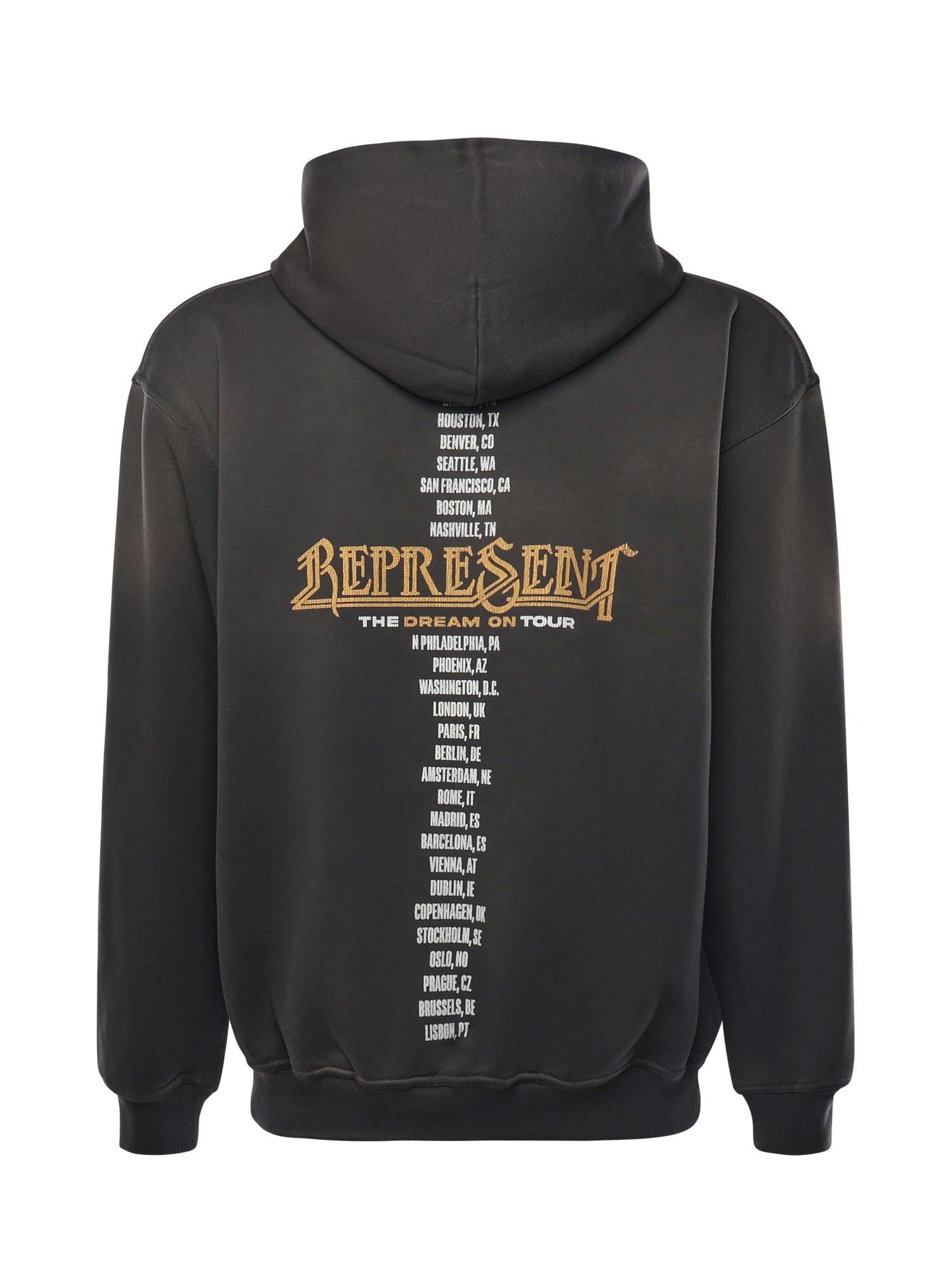 Felpa Golden Tour in cotone MLM100822 46 REPRESENT 